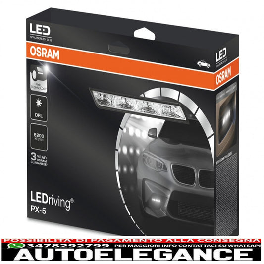 kit set luci universali dlr per marcia diurna ledriving px-5 ece r87