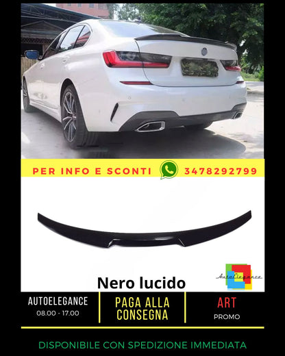 ✨Glossy Black Spoiler Fit For BMW 3 G20 2018+ Sedan✨