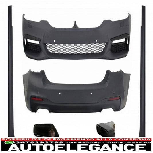 complete body kit suitable for BMW 5 series g30 (2017 onwards) with m-tech design exhaust tips without distronic 