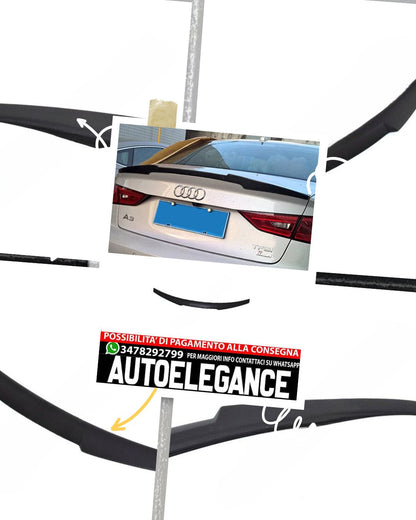 SPOILER adatto per AUDI A3 8V Sedan 2012-2020