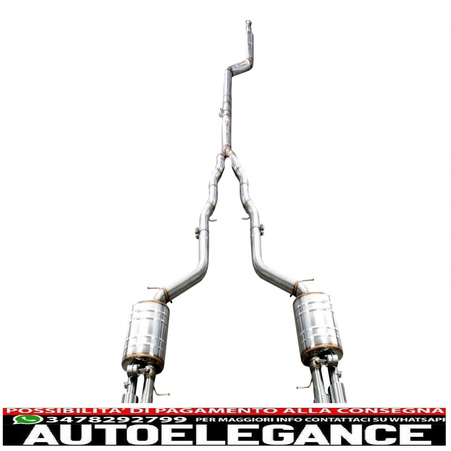 complete exhaust system suitable for bmw 5 series f10 (2011-2016) petrol 1.6/2.0 l 520i n2b20/nb20b16 / 528i nb20b20 turbo i4 twin double tailpipes m5 m sport design with Valvetronic