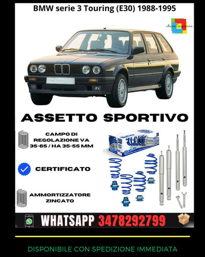 🔥Assetto sportivo ADATTO PER BMW serie 3 Touring (E30) 1988-1995🔥