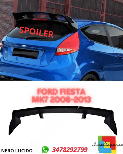 ✨SPOILER POSTERIORE SUL TETTO ADATTO PER Ford Fiesta MK7 2008-2013✨