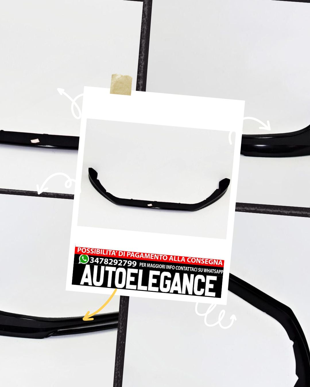 SPOILER adatto per VW Polo MK5 2009-2014