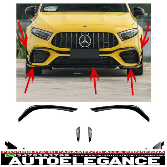 front spoiler front spoiler suitable for mercedes w177 a45 amg - show original titleoriginal text front spoiler front spoiler fit for mercedes w177 a45 amg