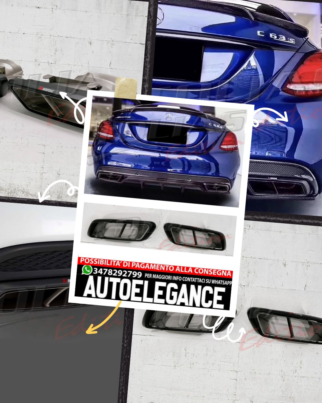 TERMINALI DI SCARICO DOPPI TIPO AKRAPOVIC COMPATIBILE PER ALFA ROMEO GIULIA