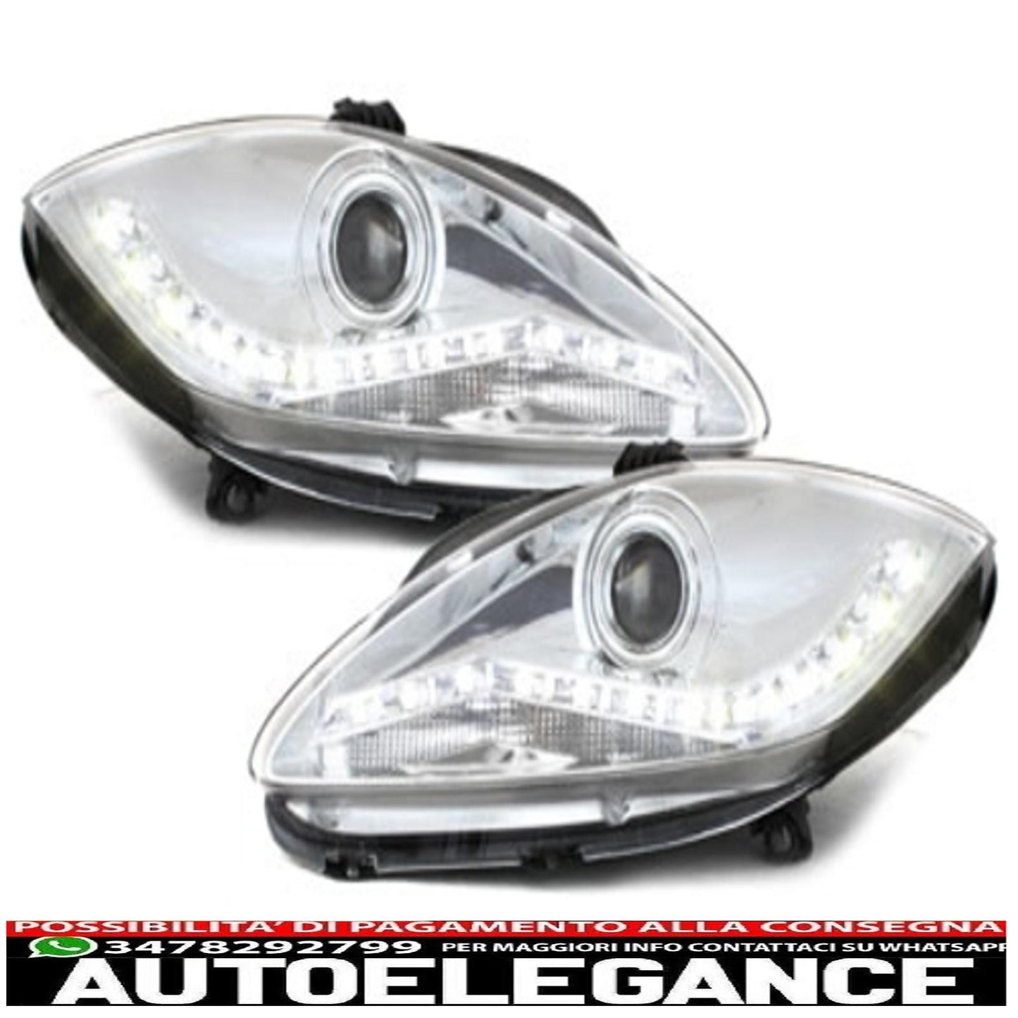 Dayline headlights suitable for Seat Leon 09+ 