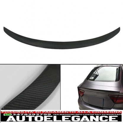 Trunk lid spoiler suitable for audi a7 4g8 s7 rs7 (2011-2017) real carbon 