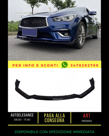 ✨SPLITTER NERO LUCIDO ADATTO PER Infiniti Q50 2018-2021✨