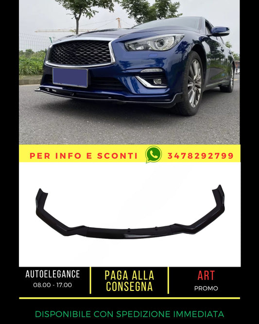 ✨SPLITTER NERO LUCIDO ADATTO PER Infiniti Q50 2018-2021✨