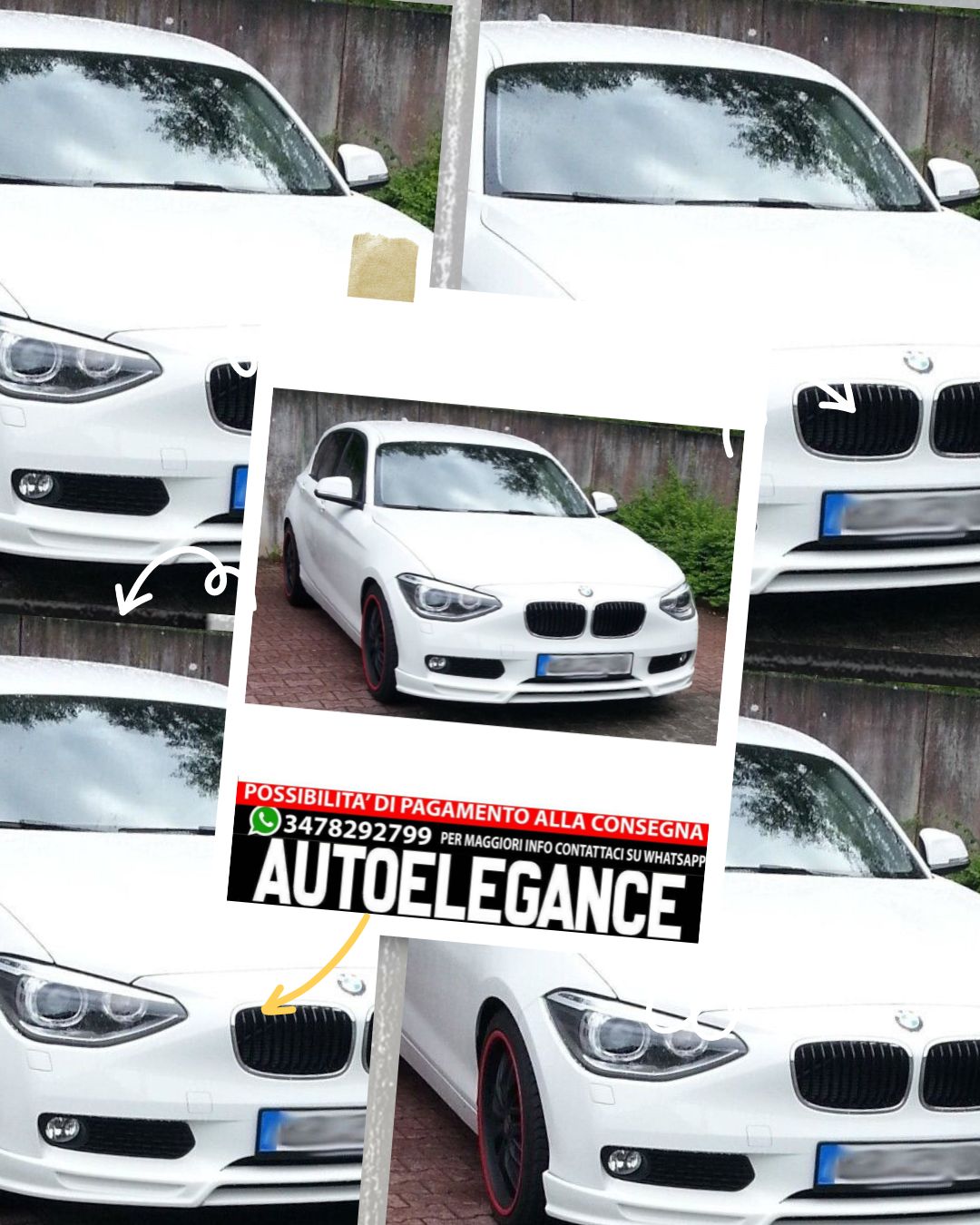 SPOILER suitable for BMW 1 F20 F21 2011-2015
