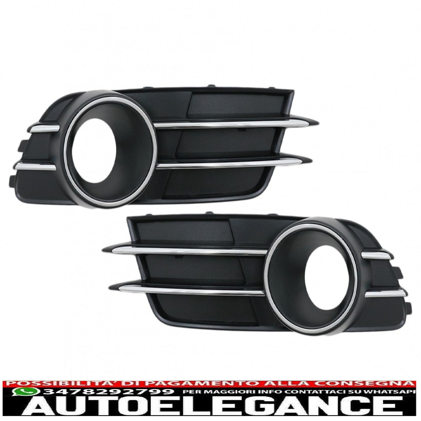 Side Grilles Lower Bumper Grille Fit For Audi A6 C7 4G (2012-2015)