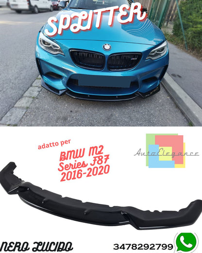 Front Splitter BMW M2 Series F87 2016-2020 With TÜV ABE 