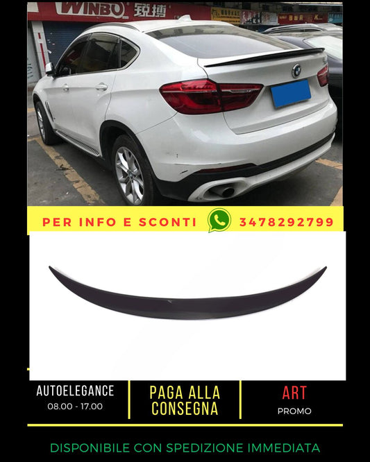 ✨GLOSSY BLACK SPOILER SUITABLE FOR BMW X6 F16 2014-2019✨