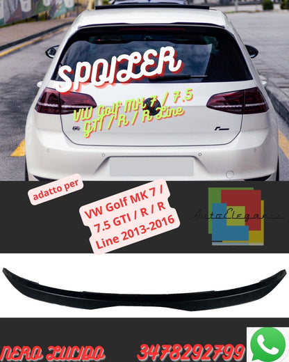 Spoiler Posteriore ✨✨VW VOLKSWAGEN Golf MK 7 GTI / R / R Line 2013-2016✨✨