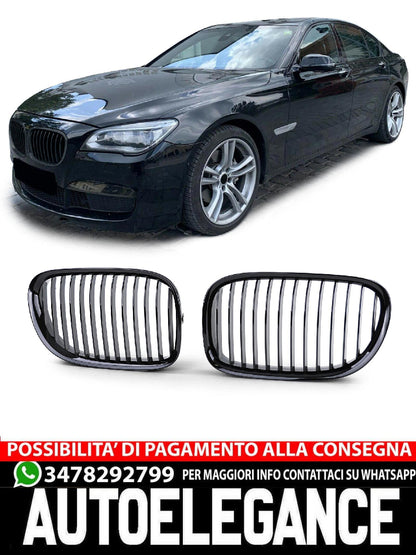Aftermarket Sport Performance Gloss Grille Compatible with BMW 7 Series F01 F02 F03 F04 08-13 