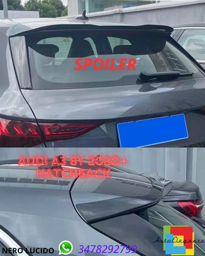✨SPOILER nero LUCIDO adatto per Audi A3 8Y 2020+ Hatchback ✨ STANDARD
