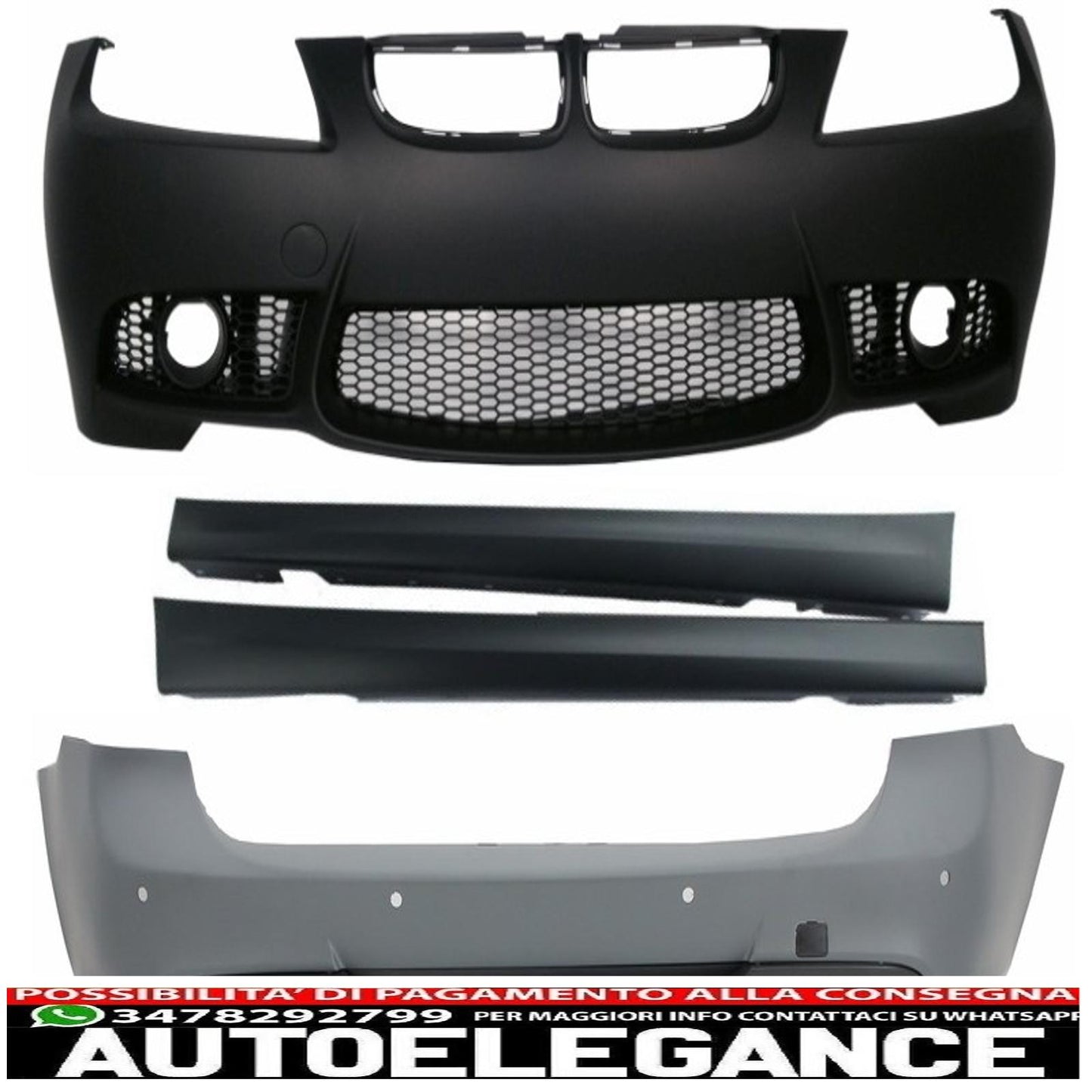 complete body kit suitable for bmw 3 series touring e91 (2005-2008) m3 m-technik m-tech sport design