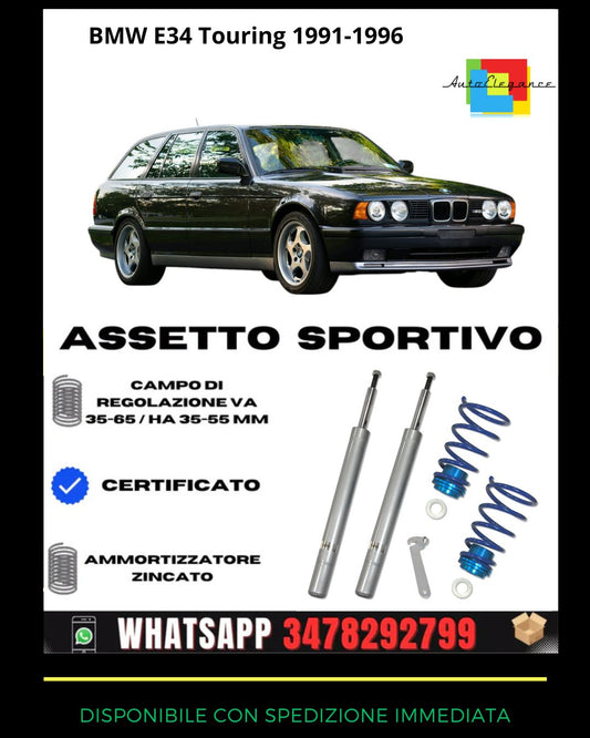 🔥Assetto sportivo ADATTO PER BMW E34 Touring 524TD, 530i, 520D 91-96🔥