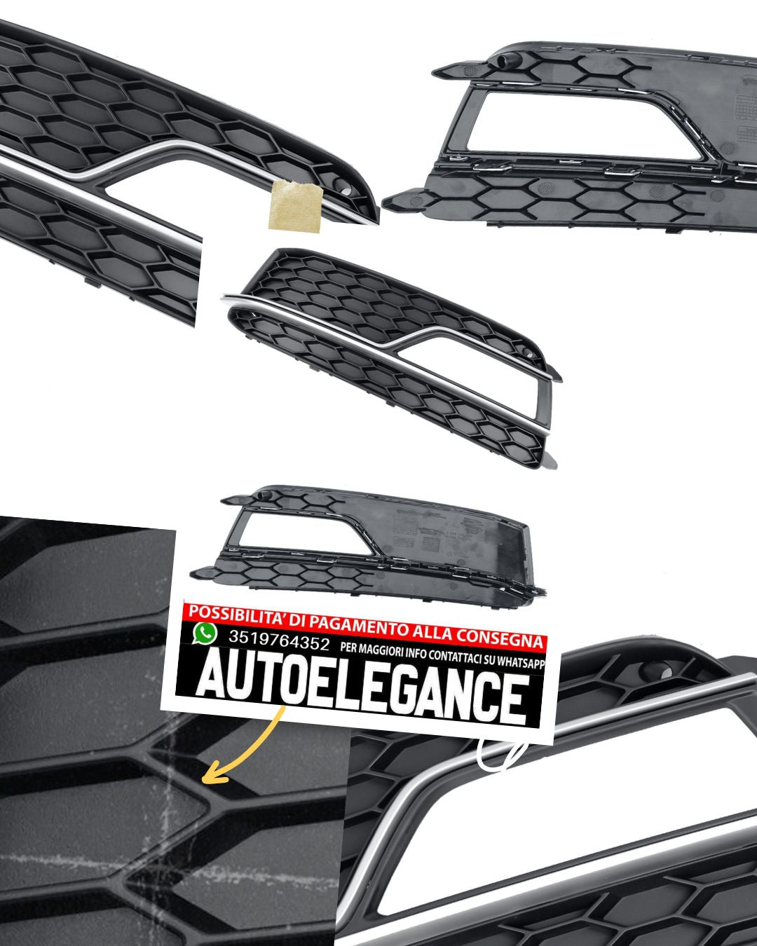 Ventilation grille VA L suitable for Audi A5 8T S5 12-16 