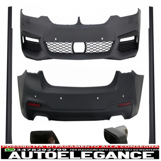 kit carrozzeria completo adatto per BMW Serie 5 G30 (2017-up) con terminali di scarico m-tech design
