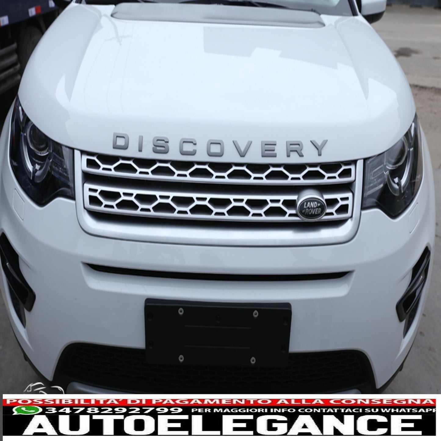 maschera telaio cromato griglia per land rover discovery sport-mostra il titolo originaletesto originalegrill chromrahmen blende für land rover discovery sport