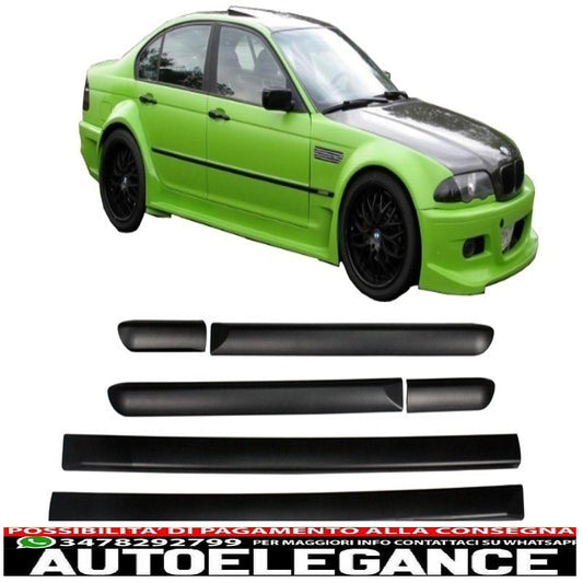 adatto per bmw serie 3 e46 berlina (1998-2005) modanature delle porte design m3 AUTOELEGANCERICAMBI