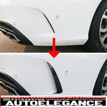 Ottica AMG flics aero flaps in carbonio per Mercedes W205 Classe C