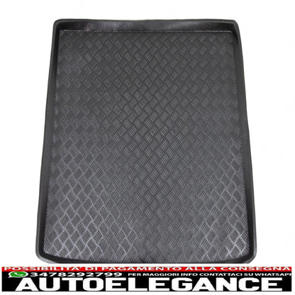 Non-slip trunk mat, suitable for Ford Focus MK4 Station Wagon (2018-up) with irregular size spare wheel