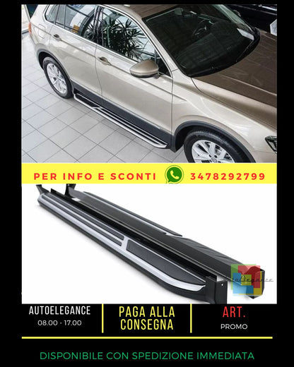 🔥DOOR STEPS FOR VW TIGUAN AD1 16-23 SIDE SKIRTS🔥