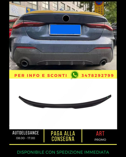 ✨GLOSSY BLACK SPOILER SUITABLE FOR BMW 4 G22 2020+ Coupe✨