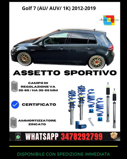 🔥Assetto sportivo per VW Golf 7 (AU/ AUV/ 1K) 2012-2019🔥