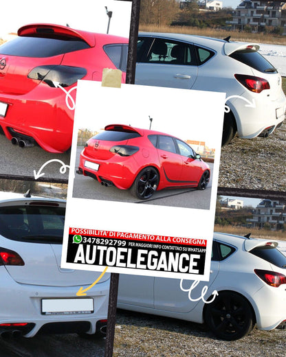 DIFFUSORE ADATTO PER OPEL ASTRA J 5 PORTE ( 2009-2012 )