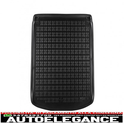 Black rubber trunk mat suitable for opel astra iv j saloon (2010-2015)