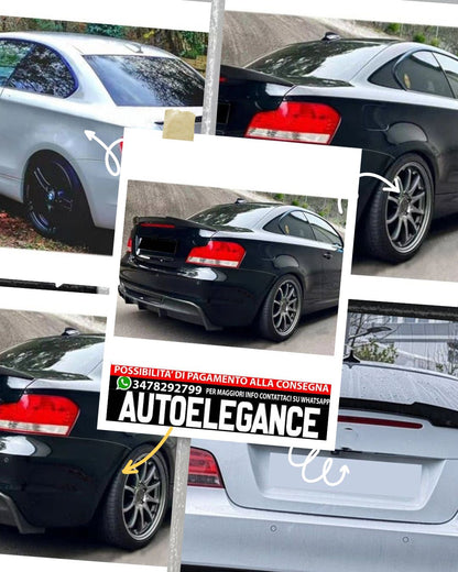 SPOILER adatto per BMW 1 E82 E88 2007-11 Coupe Cabrio
