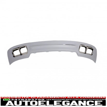 diffusore posteriore con terminale di scarico adatto per BMW F01 (2008-up) serie 7 760i design quad