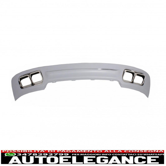 diffusore posteriore con terminale di scarico adatto per BMW F01 (2008-up) serie 7 760i design quad