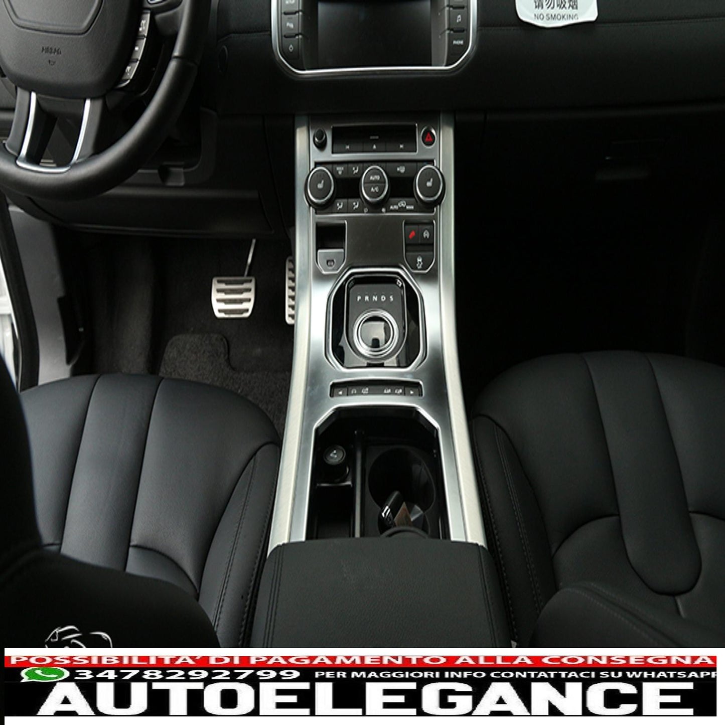 chrome frame mask center console for range rover evoque - show original titleoriginal textchromrahmen blende mittenkonsole für range rover evoque