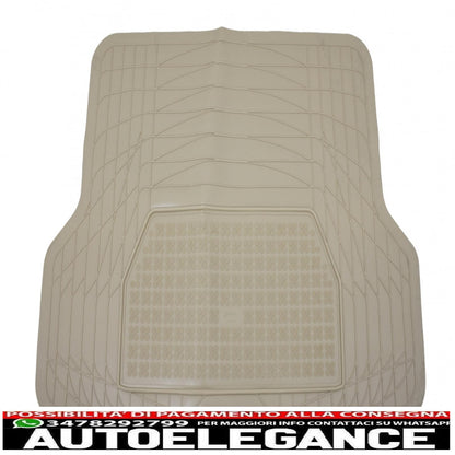 Universal adaptable beige trunk mat