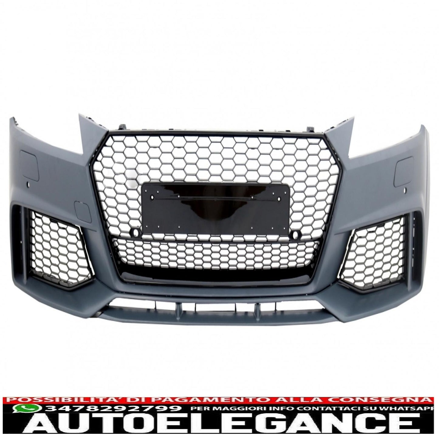 Paraurti anteriore adatto per audi tt 8s mk3 (2014-up) design rs