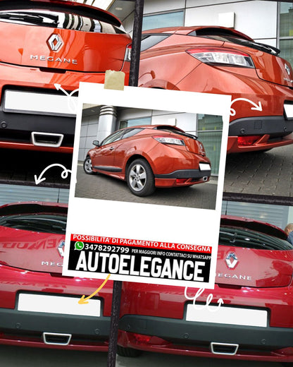 DIFFUSORE POSTERIORE ADATTO PER RENAULT MEGANE 3 III COUPÉ