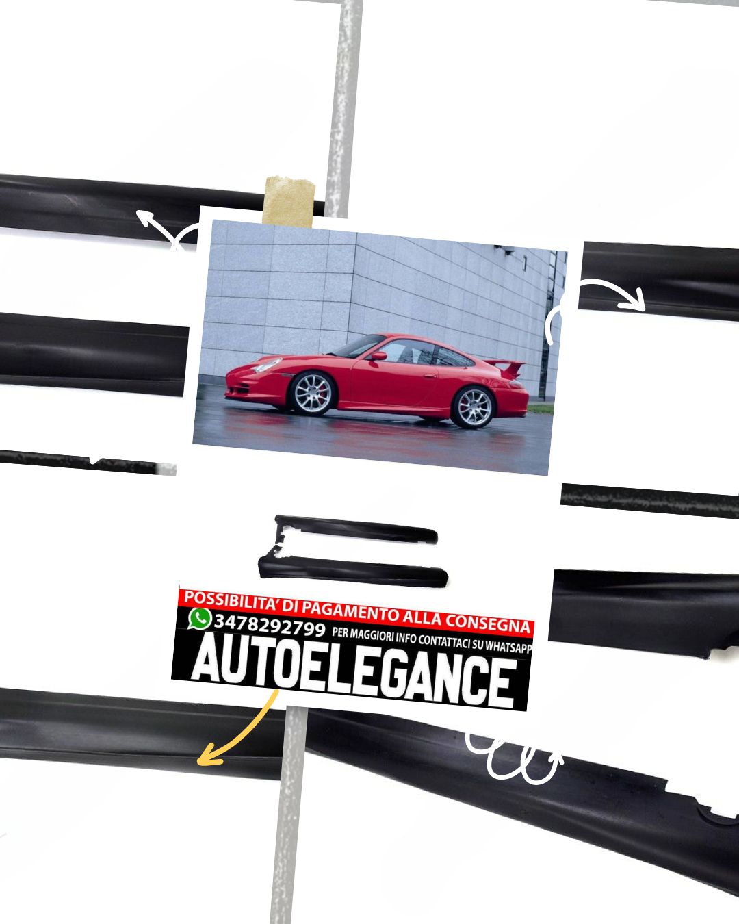 MINI SKIRTS suitable for PORSCHE 911 996 1997-2006