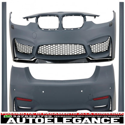 body kit suitable for bmw 3 series f30 (2011-2019) m3 cs look without fog lights