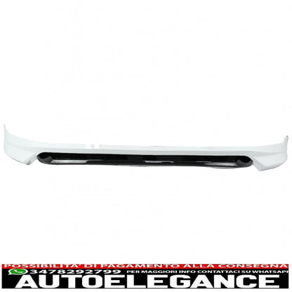 Front Bumper Lip Extension Spoiler Fit For VW Golf VII 7 5G Pre-Facelift (2013-2017) Gloss Black &amp; White