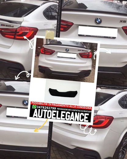 SPOILER adatto per BMW X6 F16 2014-2019