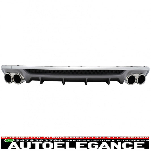 Diffusore d'aria per mantovana paraurti posteriore adatto per audi a5 f5 s-line (2017-2019) s5 design