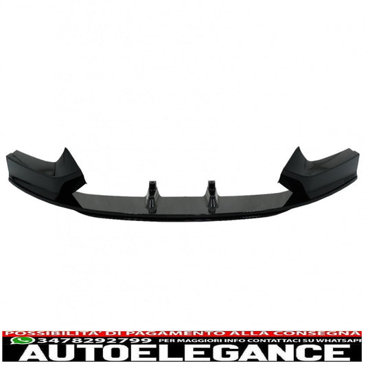 Labbro spoiler paraurti anteriore adatto per bmw serie 2 f22 f23 (2013-) coupé cabrio m-performance design pianoforte nero