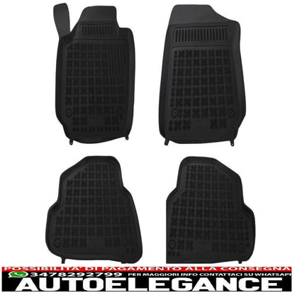 Black mat suitable for vw polo v 2009