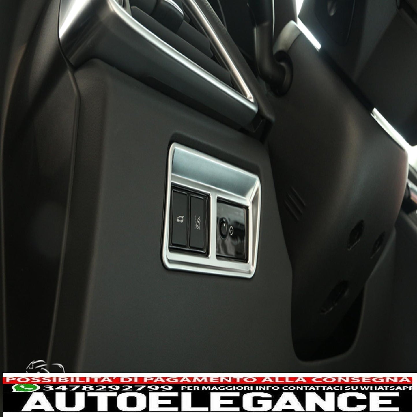 Chrome frame mask tailgate operation for land rover discovery sport &amp; 5 - show original titleoriginal textchrom frame blende heccklappe operation for land rover discovery sport &amp; 5