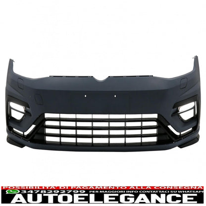 front bumper with led daytime running lights suitable for vw golf 7.5 (2017-2020) r design